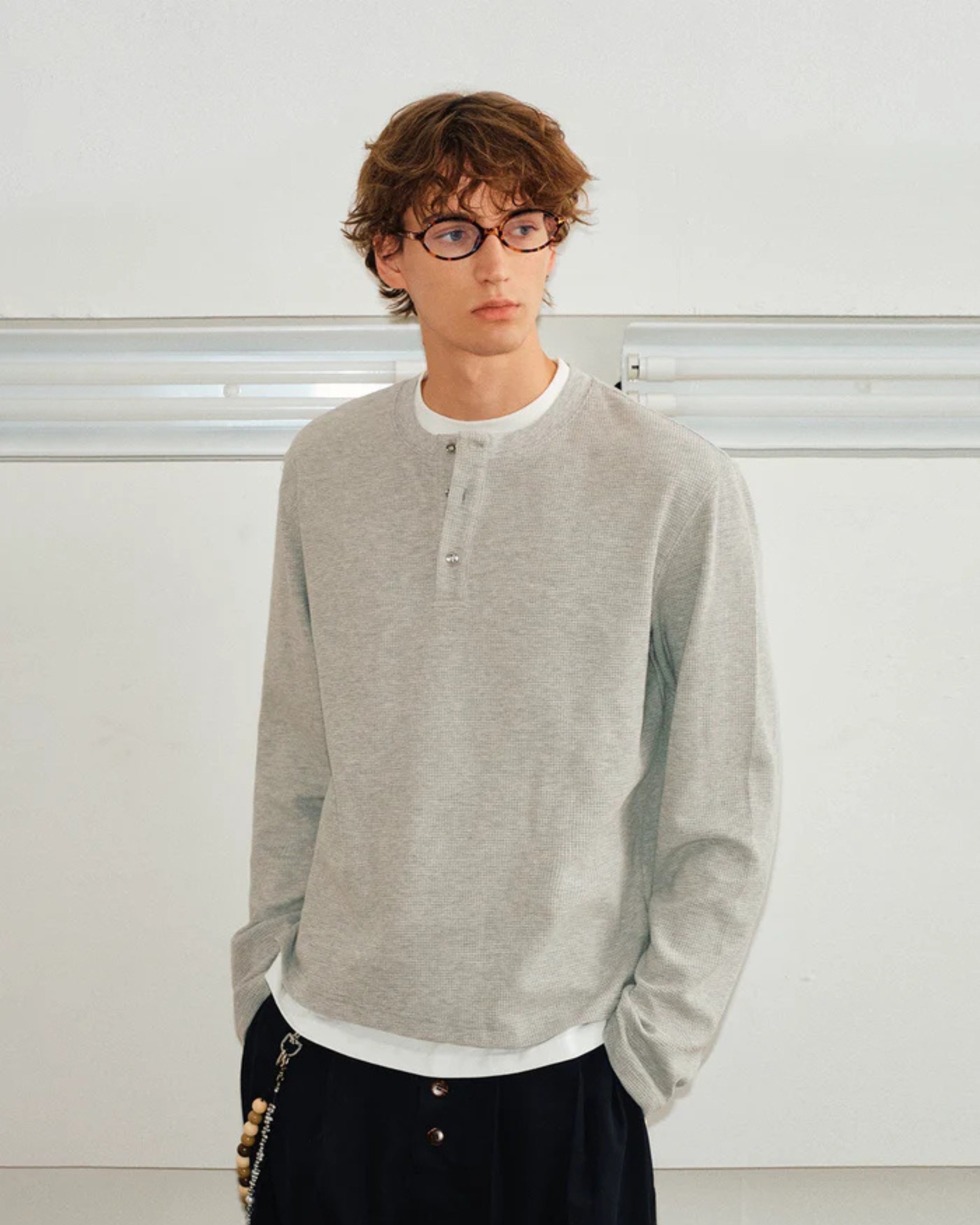 HENLEY - 001 ( GREY )