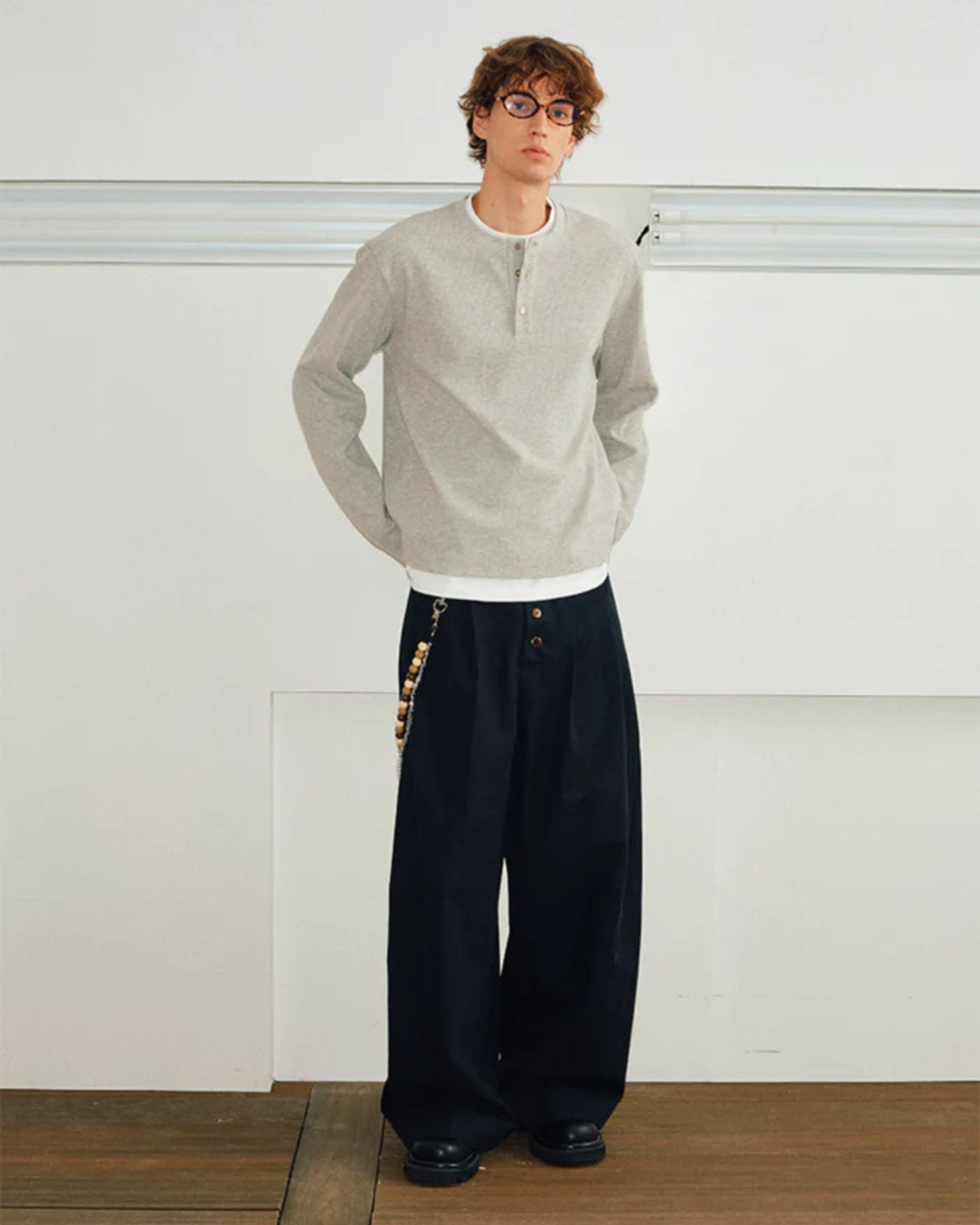 HENLEY - 001 ( GREY )