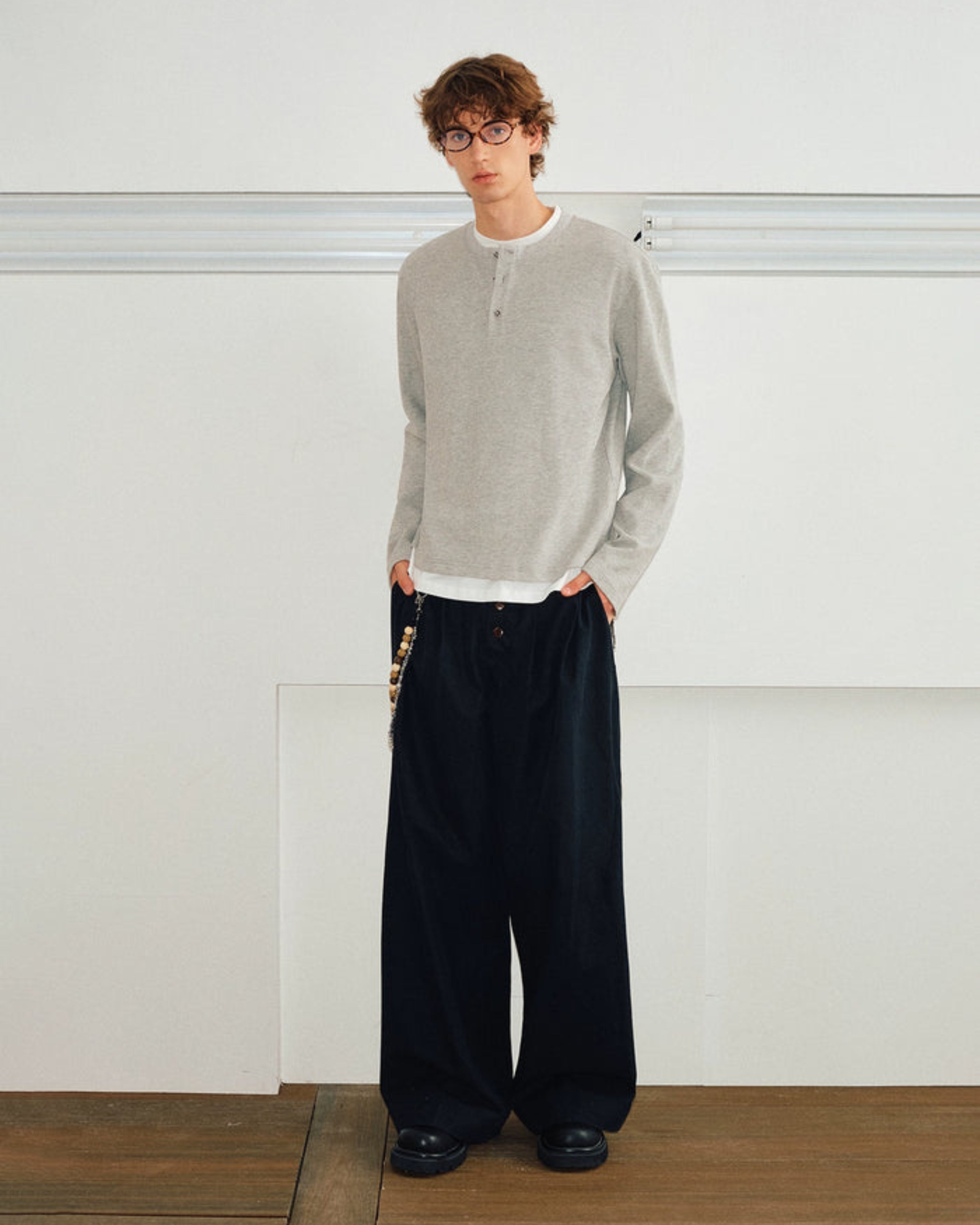 HENLEY - 001 ( GREY )