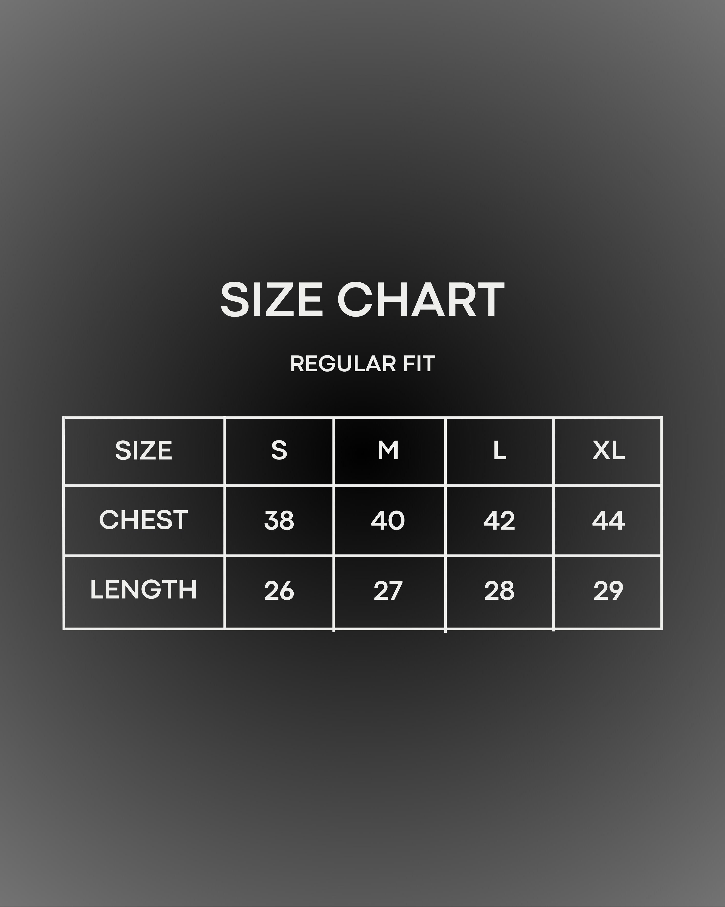 Paco Rabanne Size Chart RAGLAN 001 ( BUNDLE ) – offcomfrt